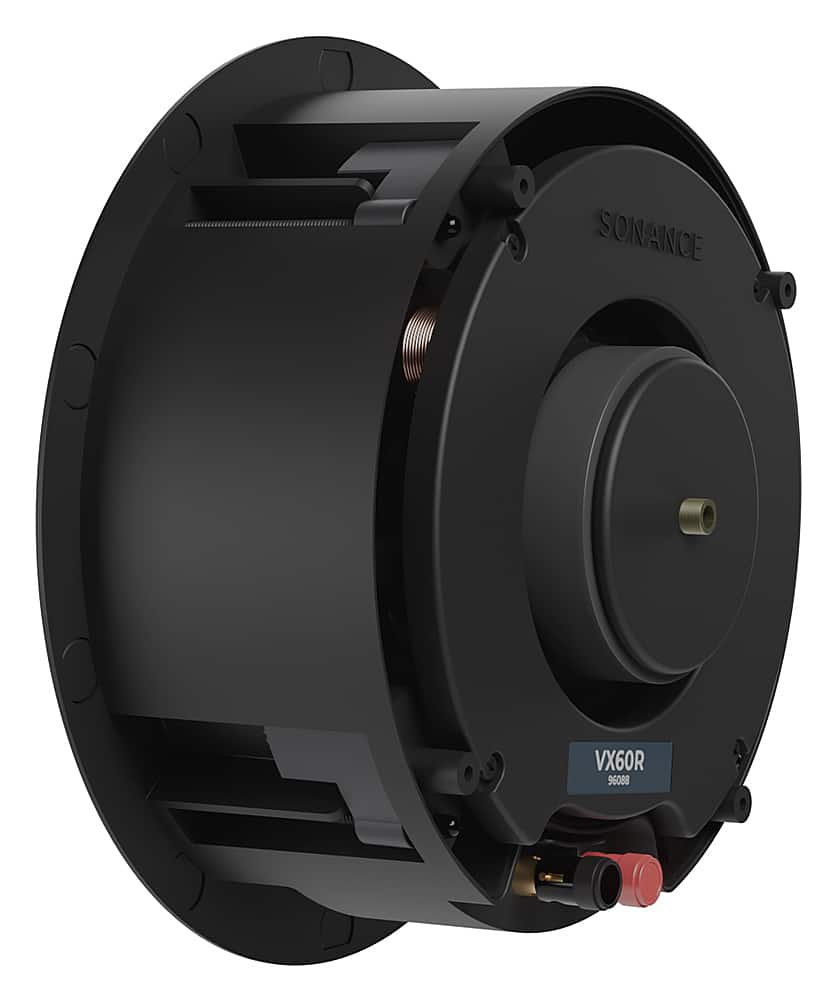 Alt View 11. Sonance - VX60R SINGLE SPEAKER - Visual Experience Series 6" Medium Round 2-Way Speaker (Each) - Paintable White.