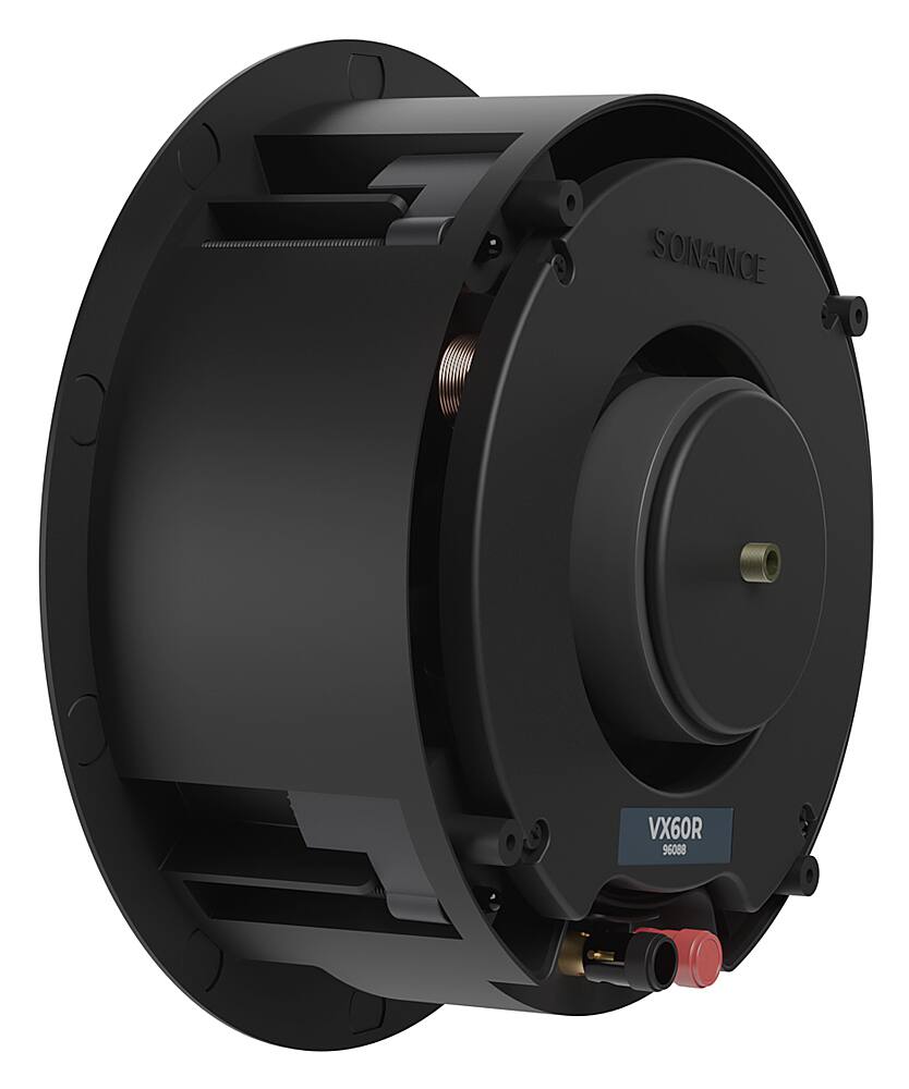 Alt View 11. Sonance - VX60R SINGLE SPEAKER - Visual Experience Series 6" Medium Round 2-Way Speaker (Each) - Paintable White.