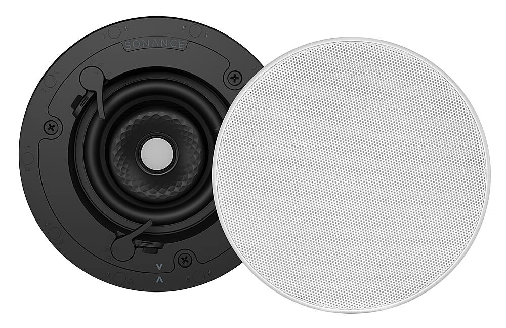 Sonance - VX46R SINGLE SPEAKER - Visual Experience Series 4" 2-Way In Ceiling Speaker (Each) - Paintable White