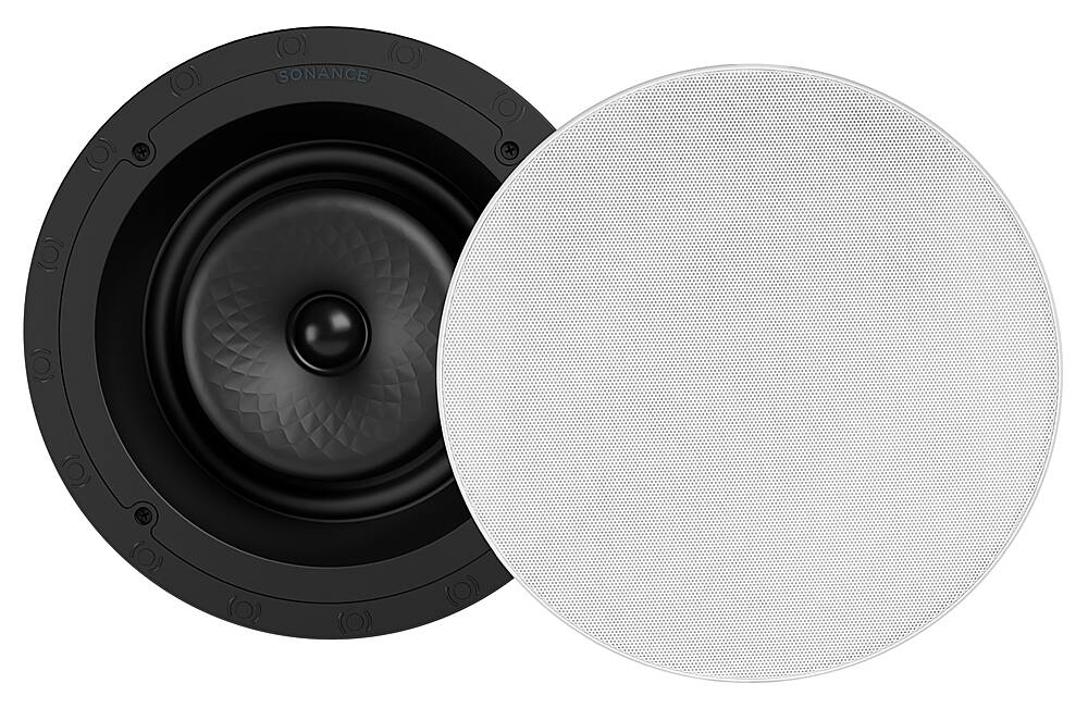 Sonance - VX80R SINGLE SPEAKER - Visual Experience Series 8" 2-Way In Ceiling Speaker (Each) - Paintable White