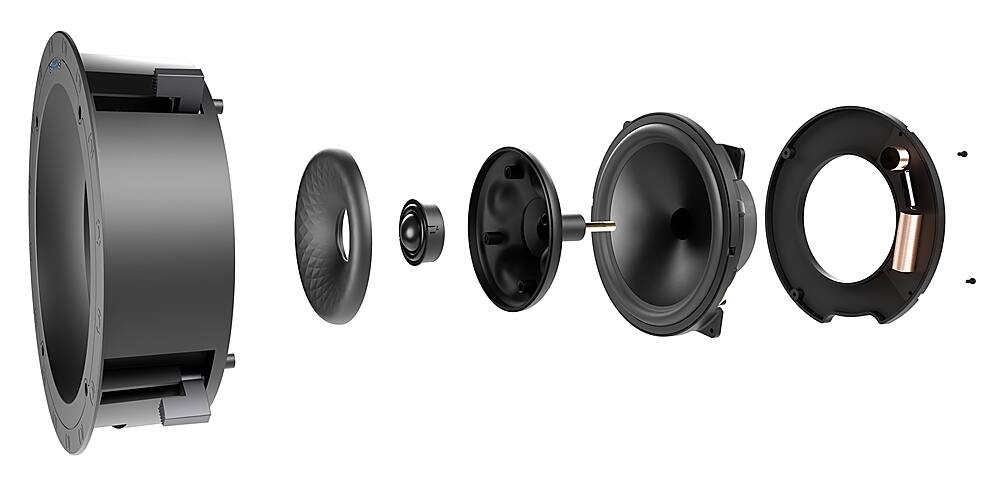 Alt View 18. Sonance - VX80R SINGLE SPEAKER - Visual Experience Series 8" Large Round 2-Way Speaker (Each) - Paintable White.