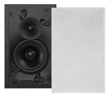 Sonance - VX42 RECTANGLE SINGLE SPEAKER - Visual Experience Series 4" Small Rectangle 2-Way Speaker (Each) - Paintable White - Front_Zoom