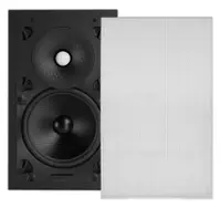 Sonance - VX86 RECTANGLE SINGLE SPEAKER - Visual Experience Series 8" Large Rectangle 2-Way Speaker (Each) - Paintable White - Front_Zoom