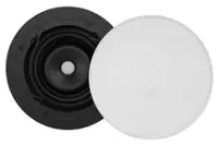 Sonance - VX64R SINGLE SPEAKER - Visual Experience Series 6" Medium Round 2-Way Speaker (Each) - Paintable White - Front_Zoom