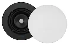 Front. Sonance - VX64R SINGLE SPEAKER - Visual Experience Series 6" Medium Round 2-Way Speaker (Each) - Paintable White.