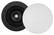 Front. Sonance - VX66R SINGLE SPEAKER - Visual Experience Series 6" Medium Round 2-Way Speaker (Each) - Paintable White.