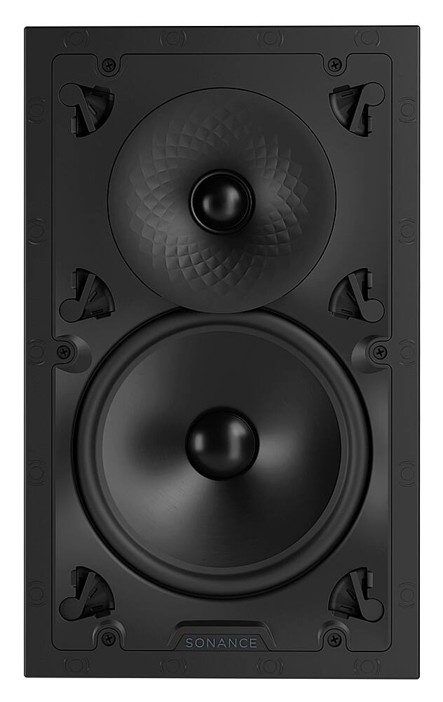 Angle. Sonance - VX82 RECTANGLE SINGLE SPEAKER - Visual Experience Series 8" Large Rectangle 2-Way Speaker (Each) - Paintable White.
