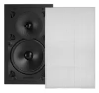 Sonance - VX82 RECTANGLE SINGLE SPEAKER - Visual Experience Series 8" Large Rectangle 2-Way Speaker (Each) - Paintable White - Front_Zoom