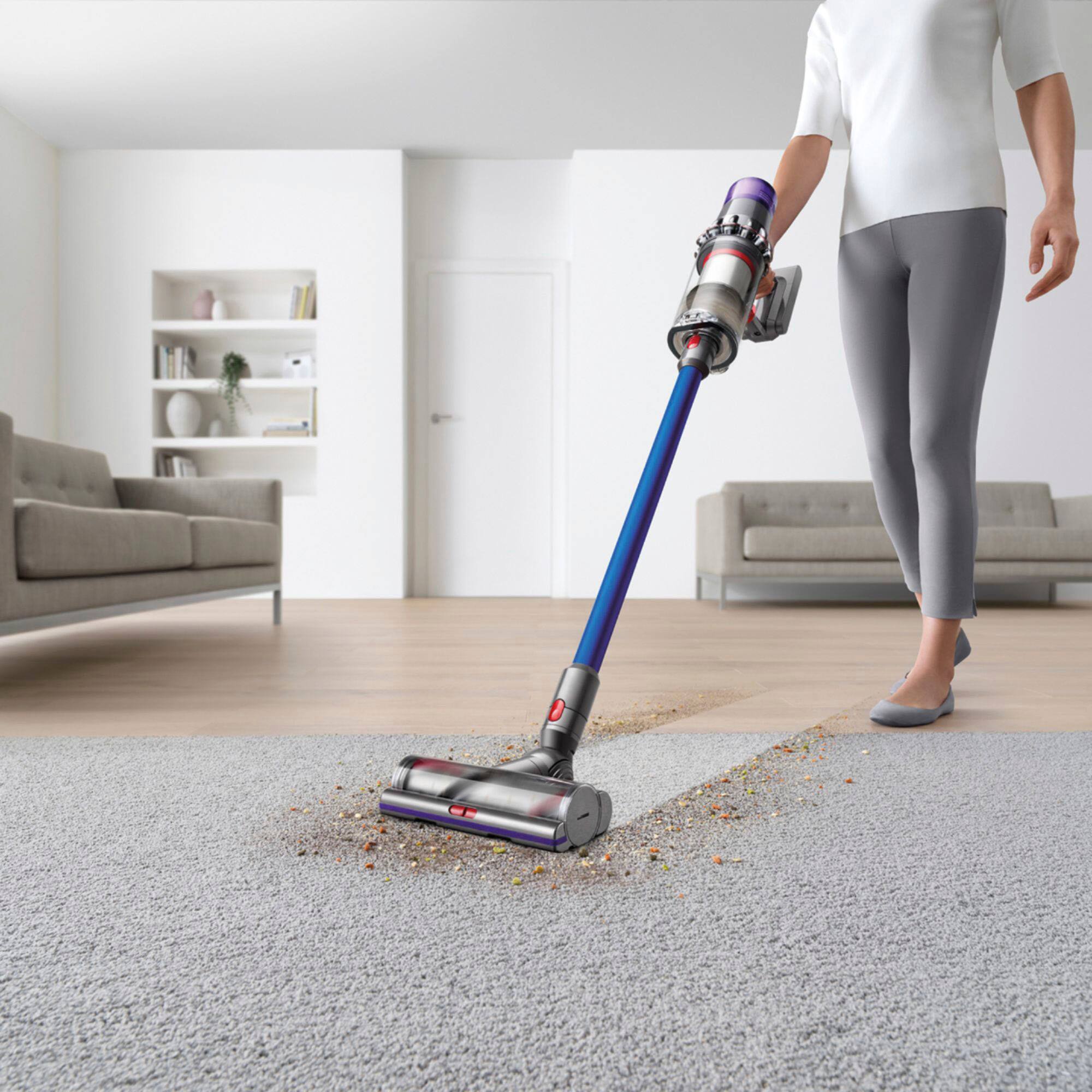 Alt View 13. Dyson - Refurbished V11 Torque Drive Cordless Vacuum - Blue/Nickel.