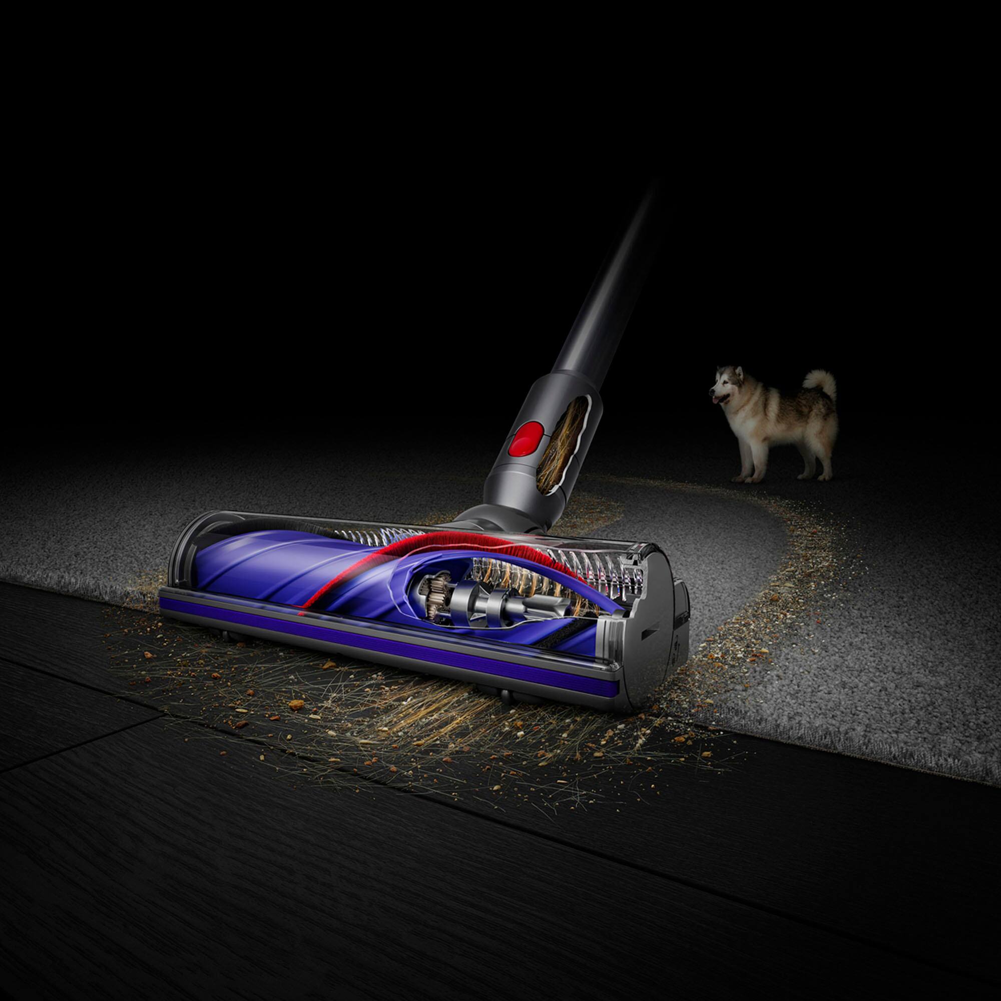Alt View 12. Dyson - Refurbished Cyclone V10 Animal+ Cordless Vacuum - Purple.