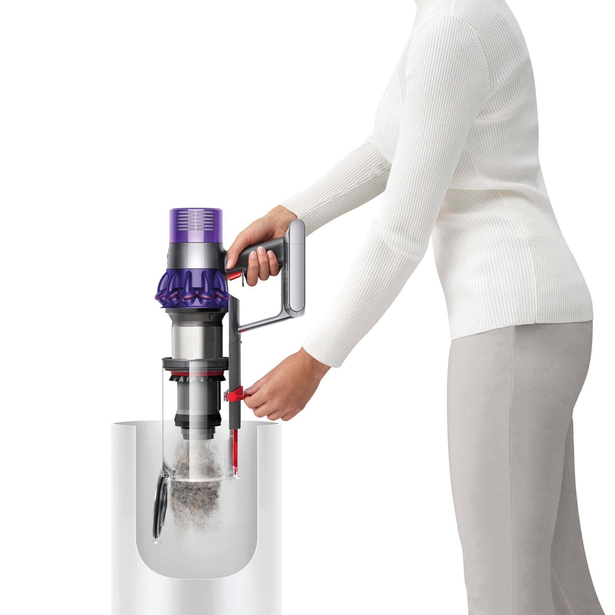 Alt View 18. Dyson - Refurbished Cyclone V10 Animal+ Cordless Vacuum - Purple.