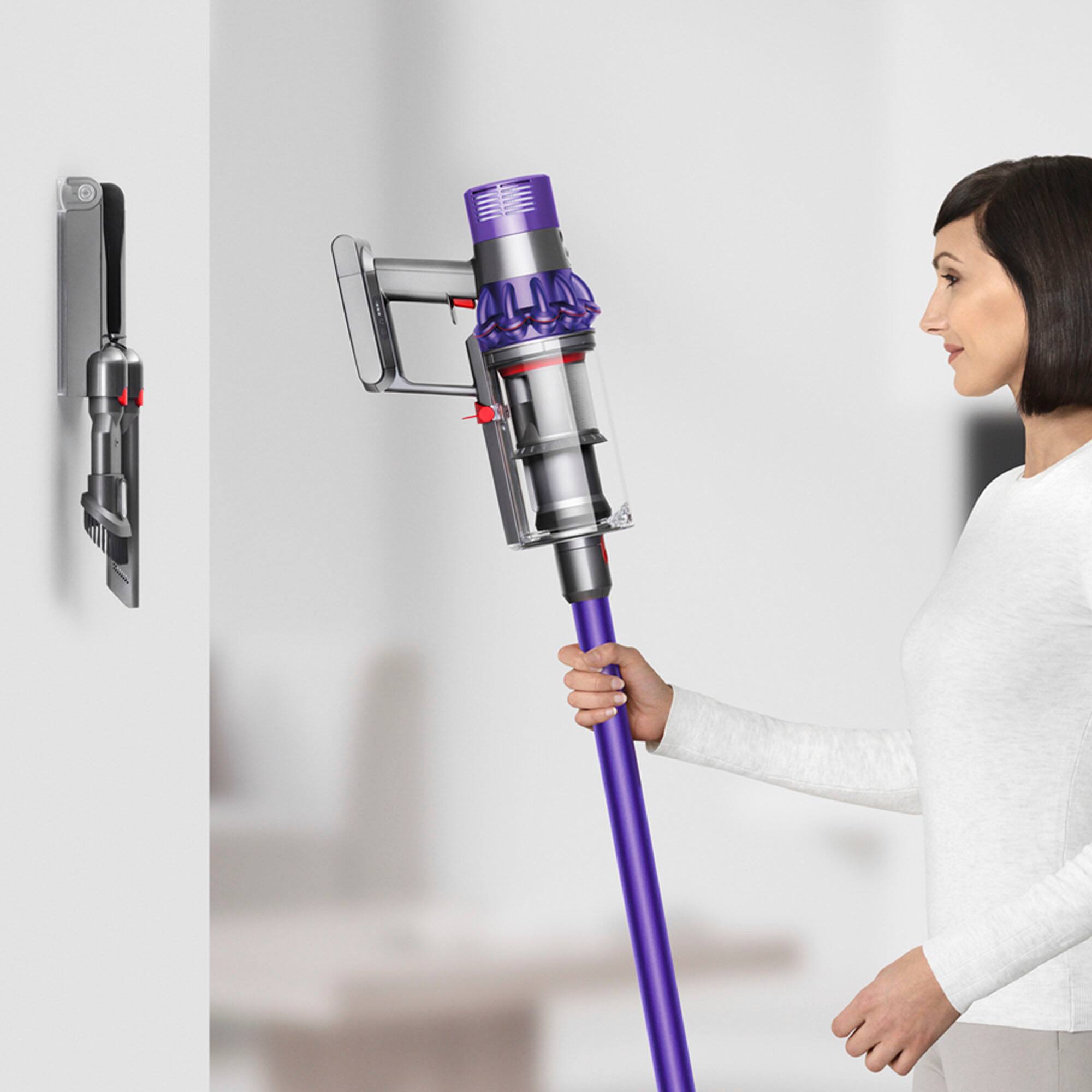 Alt View 19. Dyson - Refurbished Cyclone V10 Animal+ Cordless Vacuum - Purple.