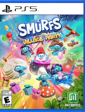 Front. Microids - The Smurfs Village Party. - E (Everyone)