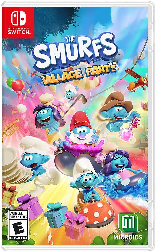 Front. Microids - The Smurfs Village Party.