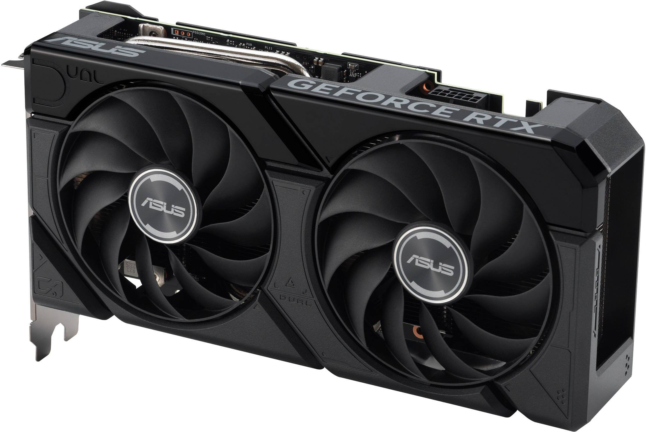 Alt View 12. ASUS - Dual NVIDIA GeForce RTX 4070 Super EVO Overclock 12GB GDDR6X PCI Express 4.0 Graphics Card - Black.