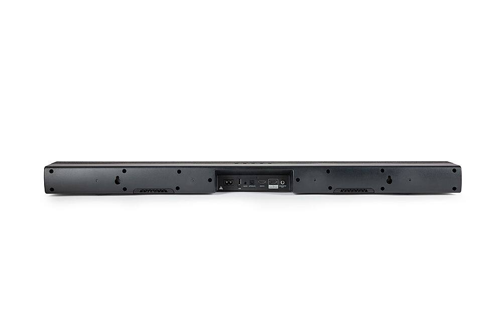 Back. Denon - 2.1-Channel DHT Soundbar with Built-in Subwoofers, Surround Sound Supported - Black.