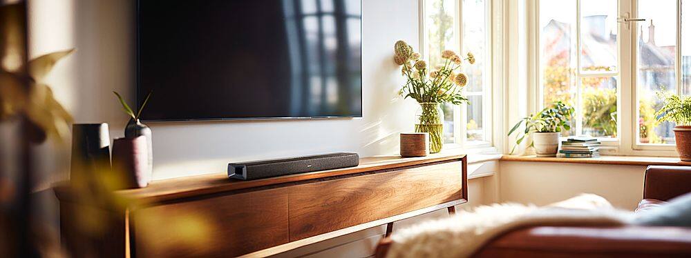 Alt View 20. Denon - 2.1-Channel DHT Soundbar with Built-in Subwoofers, Surround Sound Supported - Black.