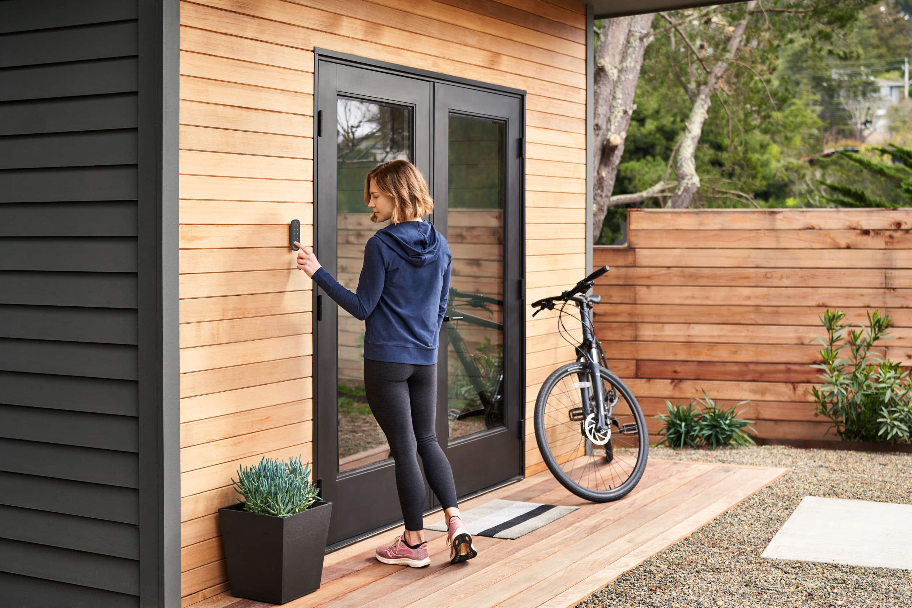 Angle. Level - Backlit Bluetooth Keypad – Smart Keypad for Level Locks with Sharable Key Codes - Black.