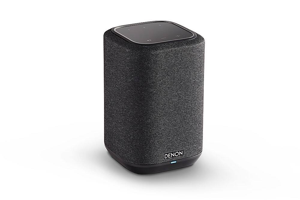 Angle. Denon - Home 150NV Smart Wireless Capability Powered Speaker - Black.