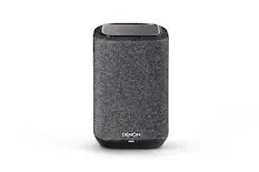 Front. Denon - Home 150NV Smart Wireless Capability Powered Speaker - Black.