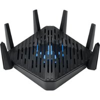 Predator - Connect W6 Wireless-AX Wi-Fi Router - Black - Front_Zoom