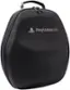 The image features a black PlayStation VR2 bag, which is designed to hold the PlayStation VR2 headset and its accessories. The bag is made of a durable material and has a strap for easy carrying. It is a compact and convenient way to store and transport the VR2 equipment.