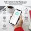 Full Control in the Wyze App:

* Control every action from within your Wyze app
* Bluetooth connection required
* 256 Keyless Entry
* Create Codes
* Fingerprint Lock
* Door Lock History
* Locked- Manual Entry
* Unlocked- Manual Entry
* Fingerprint Lock
* Auto-Lock Timers
* Access Schedules

This text describes the various features and functionalities of the Wyze app, which allows users to have full control over their smart devices, such as door locks and access schedules, through the app's interface. The app requires a Bluetooth connection and offers 256 keyless entry codes, fingerprint locking, and access to door lock history. Additionally, users can create and manage access schedules and set auto-lock timers for added security and convenience.