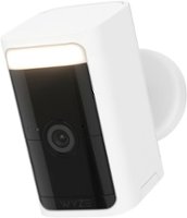 Wyze - Battery Cam Pro 2k HDR Wireless Outdoor/Indoor WiFi Security Camera with Motion Detection and Two-Way Audio - White - Front_Zoom