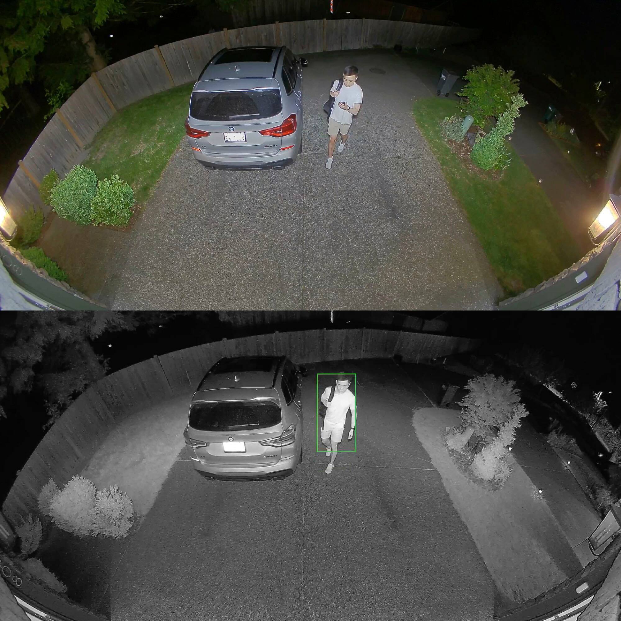 2.5K QHD Resolution: Capture images and video in greater detail with Quad High Definition clarity.

5KT 515: The license plate of the car.