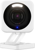 Smart Security Camera Wyze Cam v4 - 2.5K QHD Indoor/Outdoor WiFi Security Camera w/ Color Night Vision & Motion Alerts - White - Front_Zoom