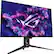 Back. ASUS - ROG Swift 32" OLED UHD 240Hz G-SYNC/FreeSync Gaming Monitor with HDR (HDMI, DisplayPort) - Black.