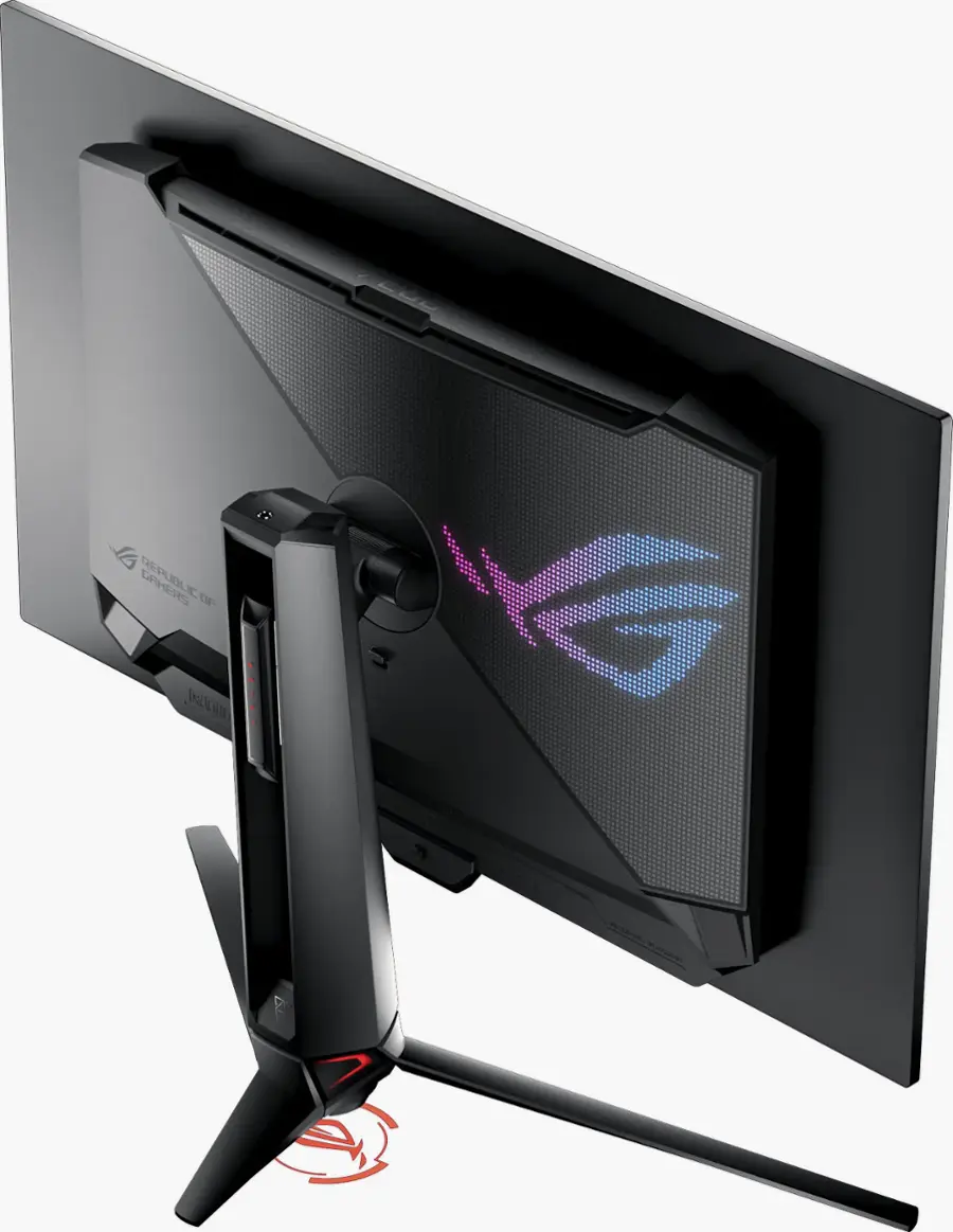 Alt View 13. ASUS - ROG Swift 32" OLED UHD 240Hz G-SYNC/FreeSync Gaming Monitor with HDR (HDMI, DisplayPort) - Black.