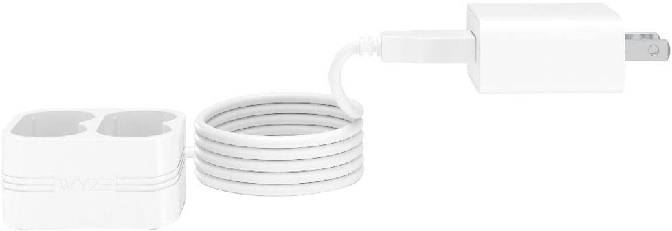 Alt View 1. Wyze - Battery Charging Dock for Battery Cam Pro - White.