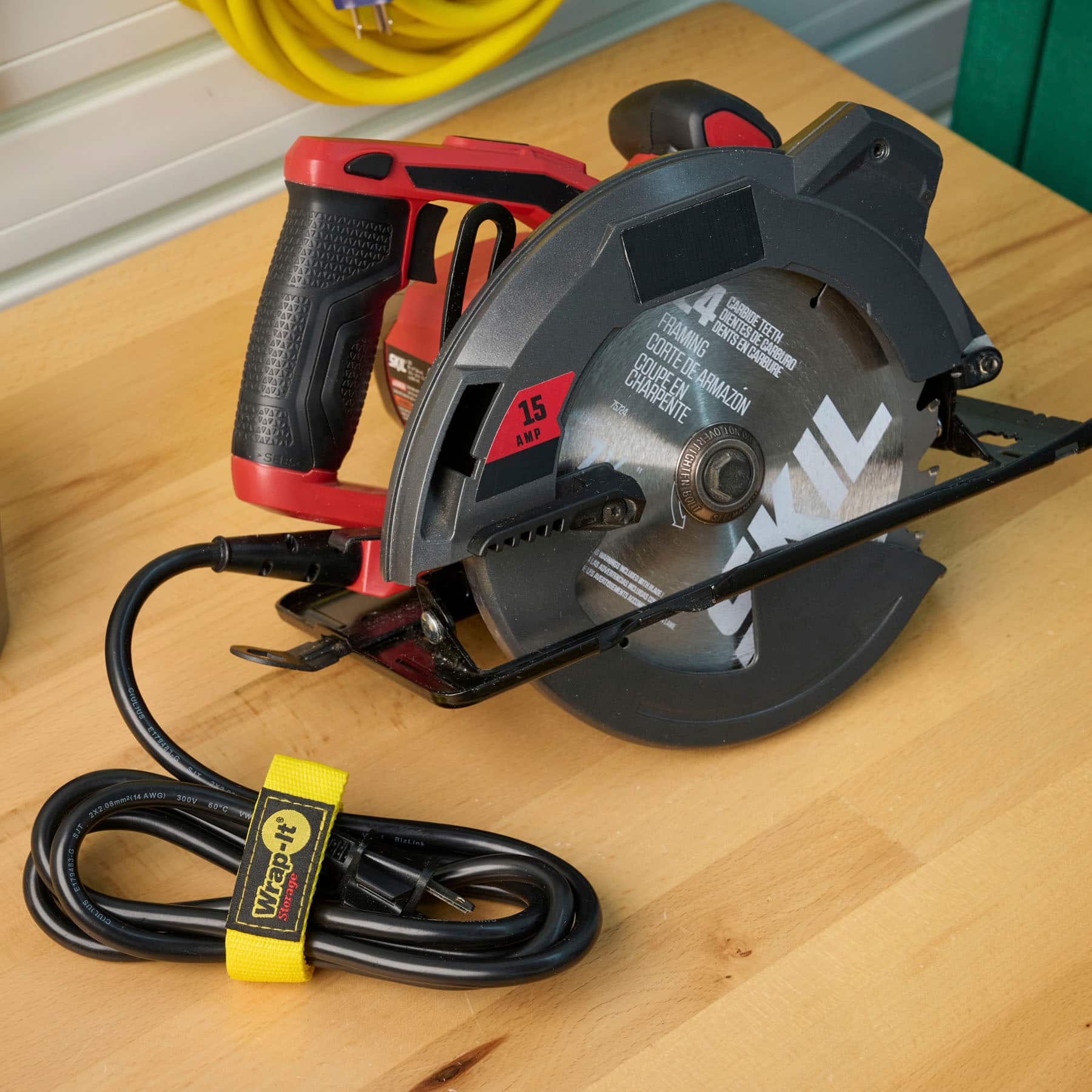 Alt View 20. Wrap-It Storage - Quick-Straps - 12-inch (3-Pack) - Weatherproof Hook and Loop Strap - Yellow.