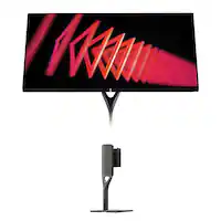 Dough - Spectrum One 27" LCD 144-Hz Gaming Monitor with USB-C Dock and Spectrum Monitor Stand Kit - Glossy - Front_Zoom