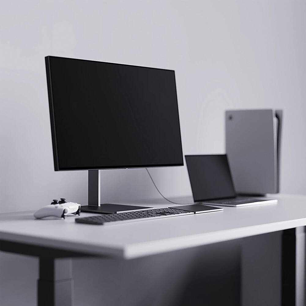 Alt View 13. Dough - Spectrum One 27-In. LCD 144-Hz Glossy Gaming Monitor with USB-C Dock and Spectrum Monitor Stand Kit - Black.