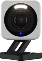 Wyze Cam V4 2.5k QHD WiFi, Indoor/Outdoor, Wired Security Camera with Color Night Vision - Gray - Gray - Front_Zoom