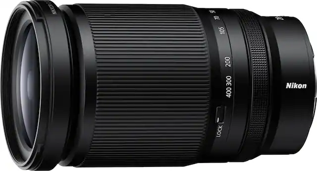 Front. Nikon - NIKKOR Z 28-400mm f/4-8 VR Super Telephoto lens for Z Mount Mirrorless Cameras.