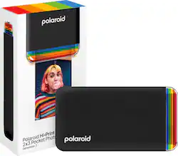 Polaroid - Hi-Print 2x3 Pocket Photo Printer Generation 2 - Black - Front_Zoom