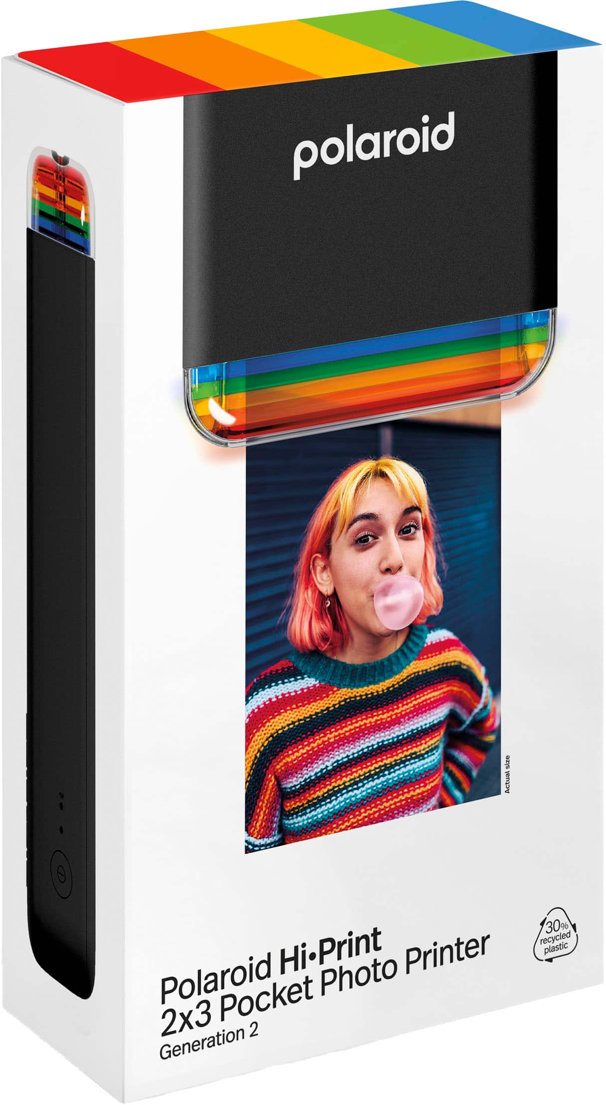 Alt View 15. Polaroid - Hi-Print 2x3 Pocket Photo Printer Generation 2 - Black.