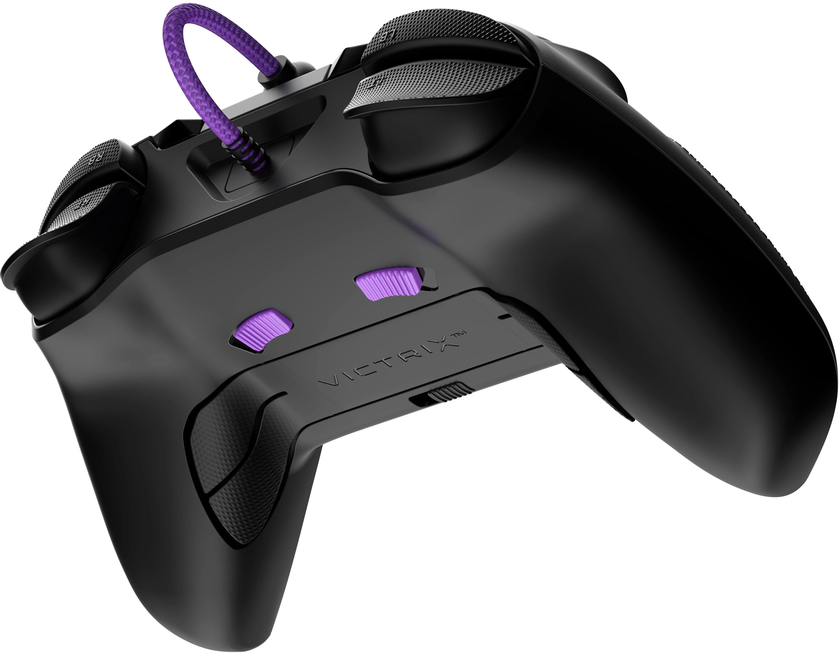 Alt View 21. PDP - Victrix Gambit Prime Wired Tournament Controller for Xbox Series X|S, Xbox One, and Windows 10/11 PC - Grey.