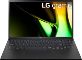LG gram 15" Laptop - Intel Core Ultra 7 - 32GB RAM - 1TB SSD - Black - Front_Zoom