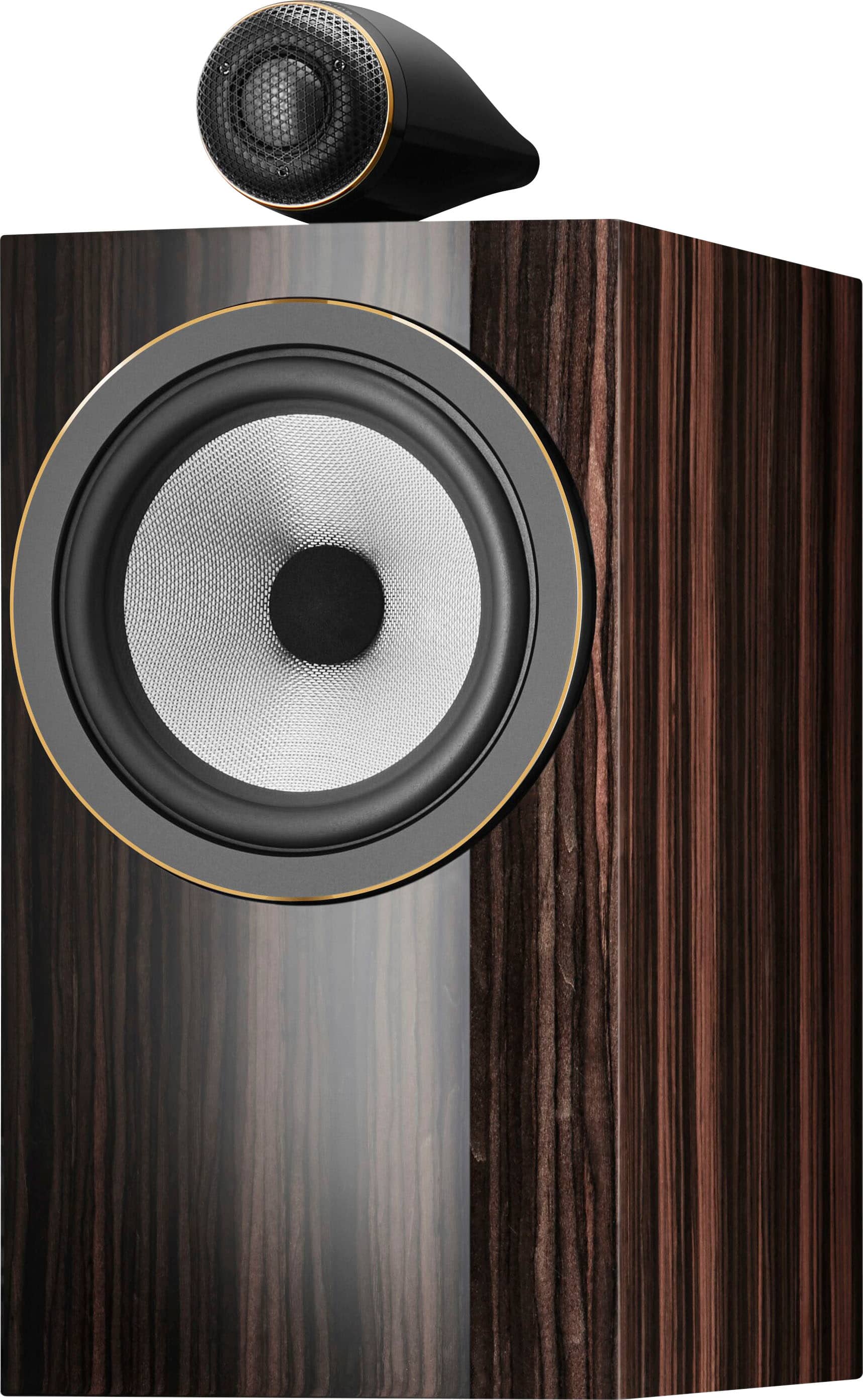 Bowers & Wilkins - 705 S3 Signature Bookshelf Speaker with 1" Tweeter on Top and 6.5" Midbass (Pair) - Datuk Gloss - Front_Zoom