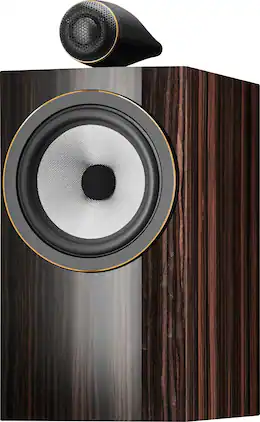 Bowers & Wilkins - 705 S3 Signature Bookshelf Speaker with 1" Tweeter on Top and 6.5" Midbass (Pair) - Datuk Gloss