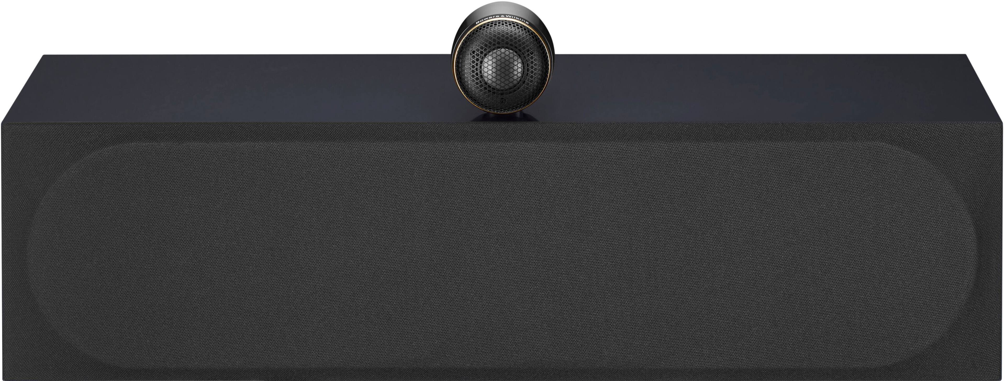 Back. Bowers & Wilkins - 700 Series 3 Signature Center Channel with 1" Tweeter On Top and Two 6.5" Bass Drivers (Each) - Metallic Midnight Blue.