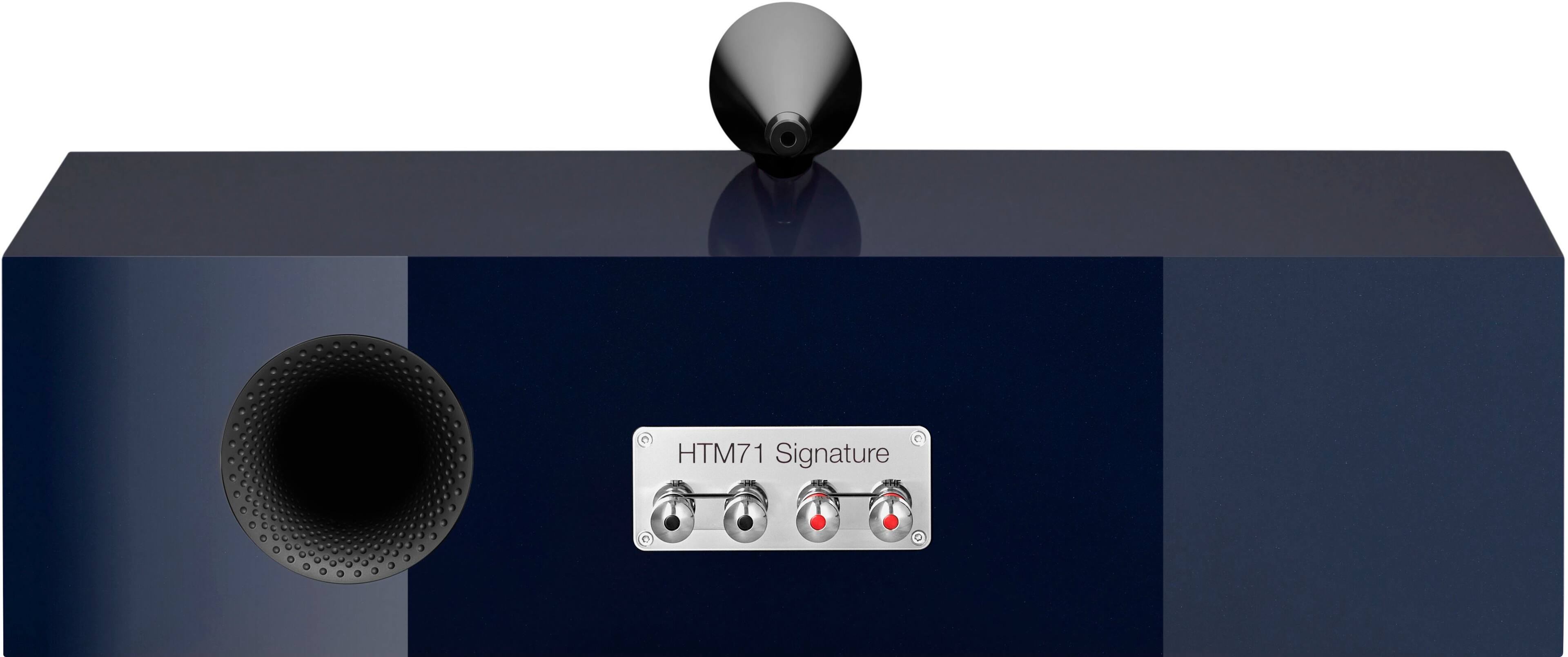 Alt View 11. Bowers & Wilkins - 700 Series 3 Signature Center Channel with 1" Tweeter On Top and Two 6.5" Bass Drivers (Each) - Metallic Midnight Blue.