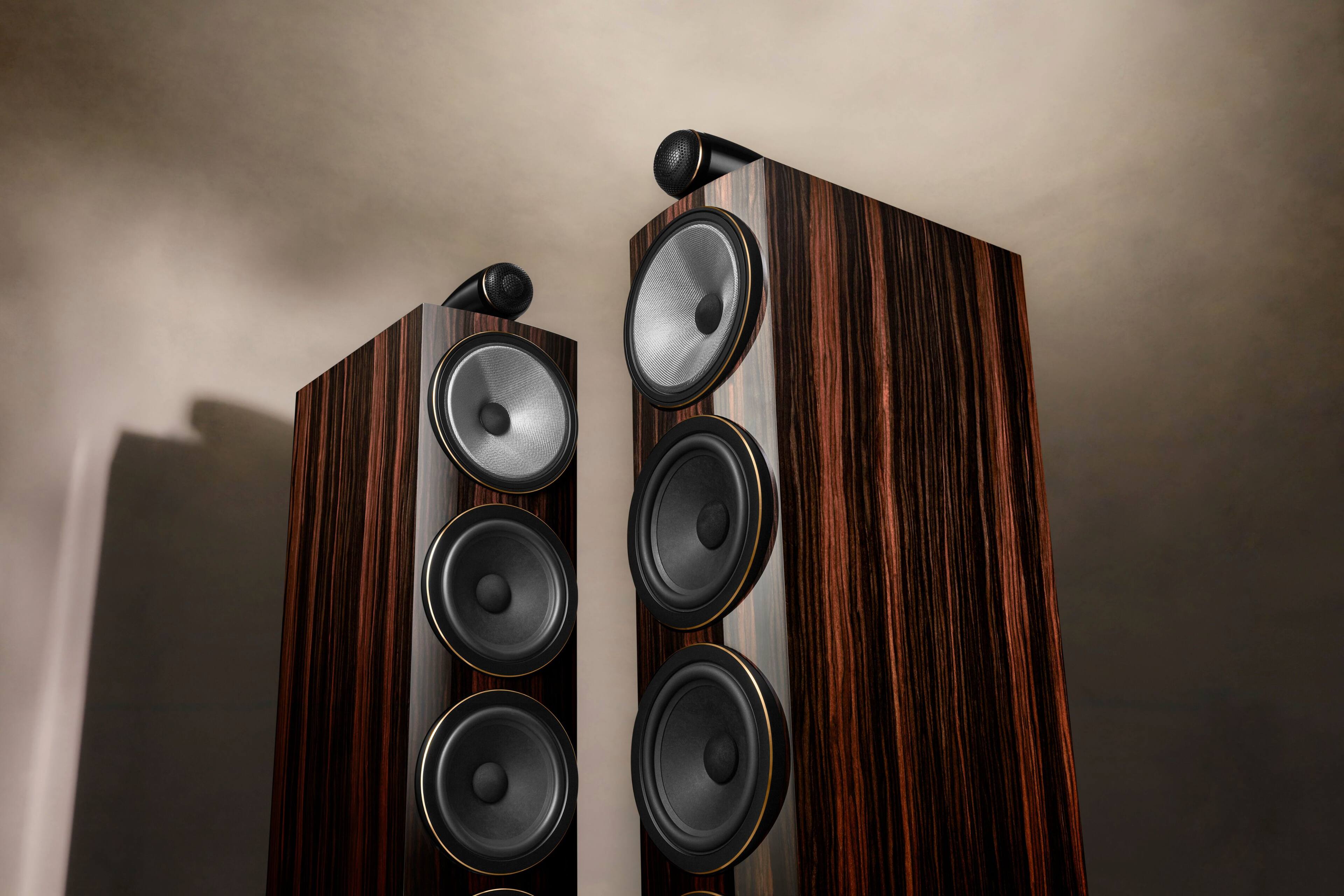 Alt View 13. Bowers & Wilkins - 700 Series 3 Signature Floorstanding Speaker with 1" Tweeter On Top and Three 6.5" Bass Drivers (Each) - Datuk Gloss.