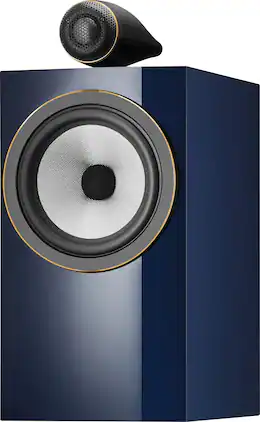 Bowers & Wilkins - 705 S3 Signature Bookshelf Speaker with 1" Tweeter on Top and 6.5" Midbass (Pair) - Metallic Midnight Blue