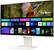 Alt View 18. LG - MyView 32" IPS 4K UHD 60Hz Smart Monitor with Detachable Full HD Webcam (HDMI, USB-C) - White.