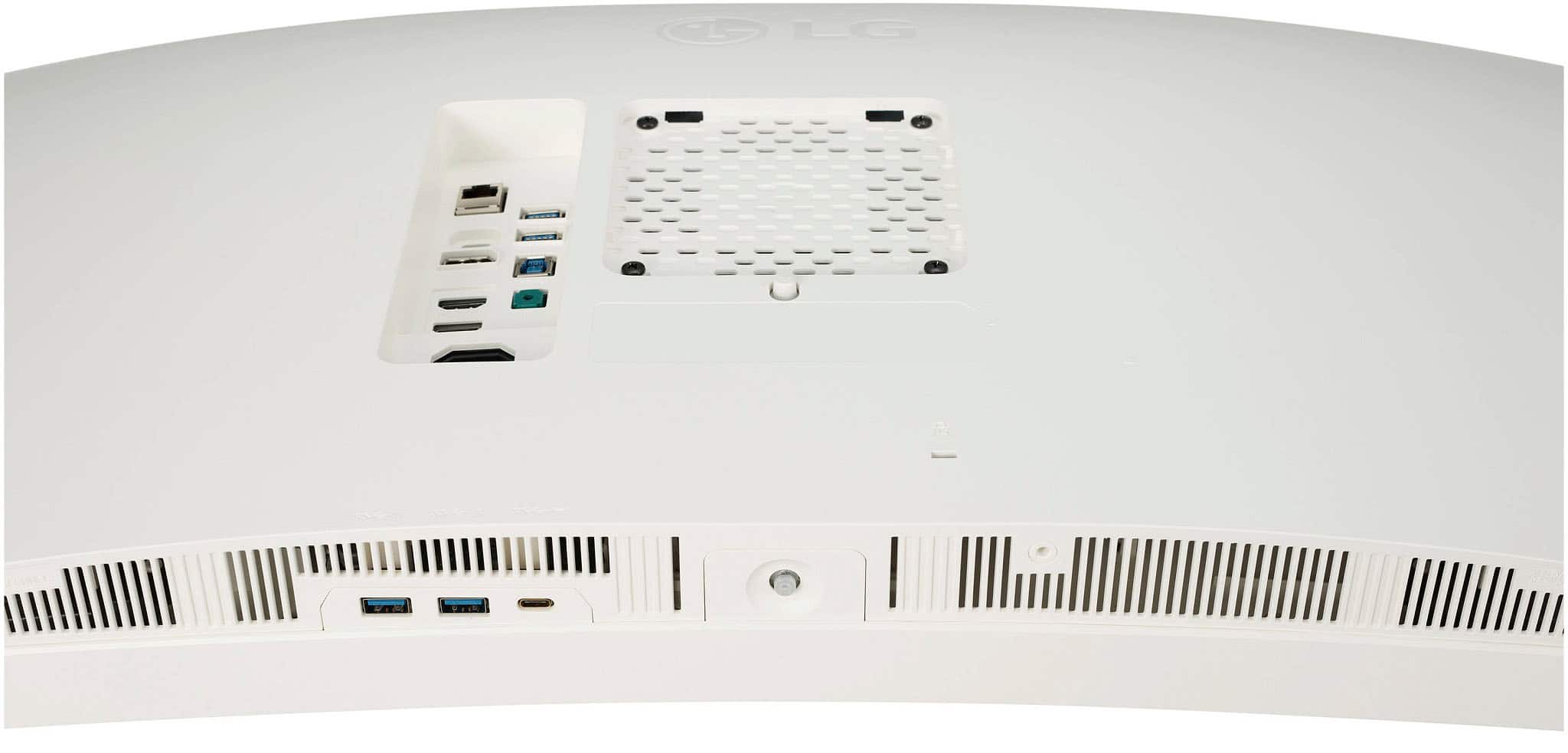 Alt View 13. LG - UltraWide 38" LED 144Hz 1-ms Curved Monitor NVIDIA G-SYNC Compatible and AMD Freesync Premium Pro with HDR - White.